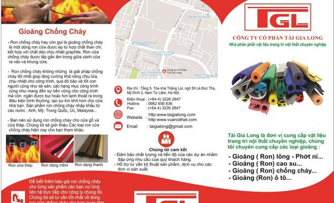 Gioăng lông, gioăng chống cháy, gioăng cao su