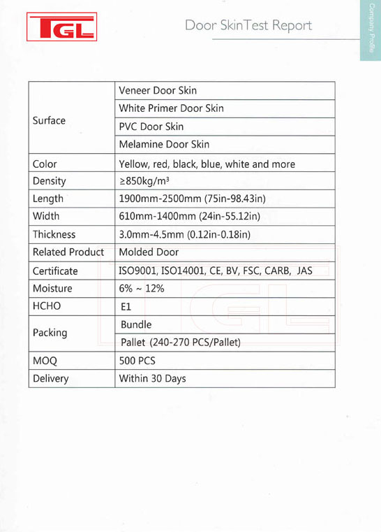 Tấm da cửa HDF Veneer - HDF Door Skin