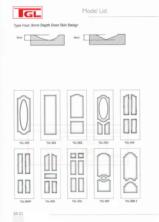 Tấm da cửa HDF Veneer - HDF Door Skin