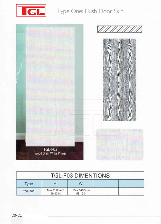 Tấm da cửa HDF Veneer - HDF Door Skin